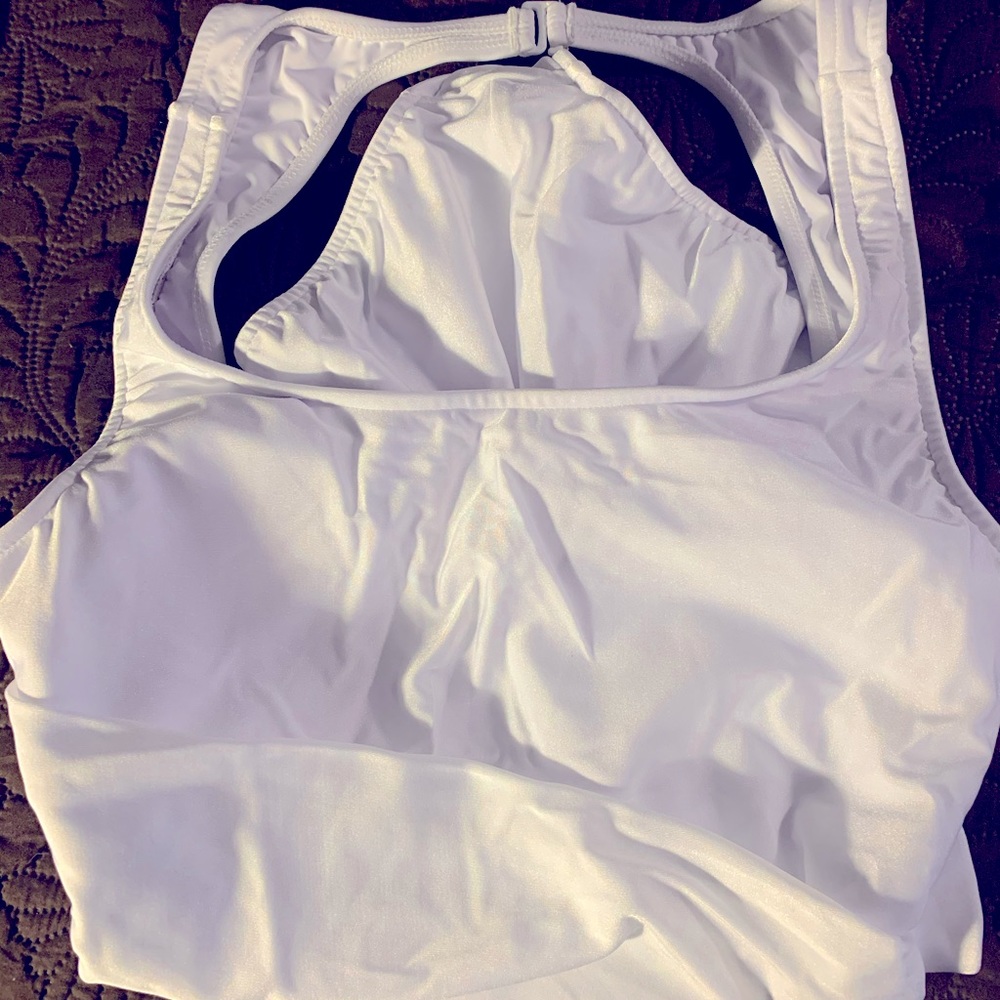 White One Piece Bathing Suit